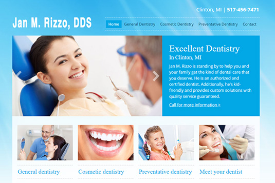 طراحی سایت دندانپزشکی - اهوراوب
