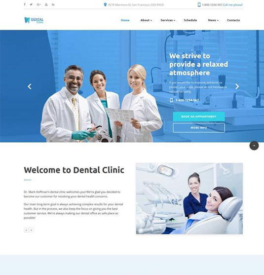 طراحی سایت دندانپزشکی - طراحی سایت ارزان